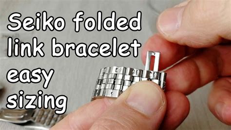 seiko 5 bracelet folding links.